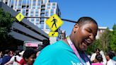 Deaf and blind runners among more than 1,100 girls at Sunday's Girls on the Run race