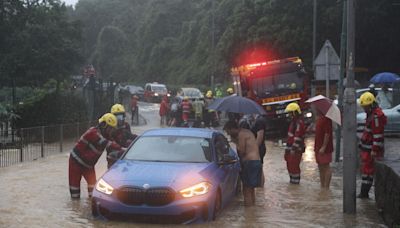 天文台暴雨警告｜渠務署確認15宗水浸報告 集中在將軍澳及西貢