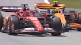 Leclerc in X-rated rant at Norris caught live on Sky Sports after shock crash