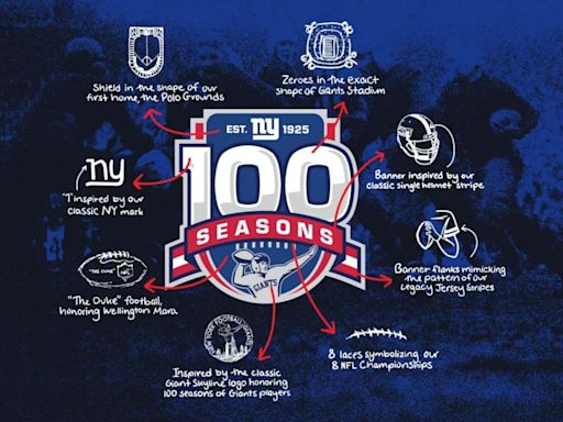 New York Giants Release 100th Anniversary Logo