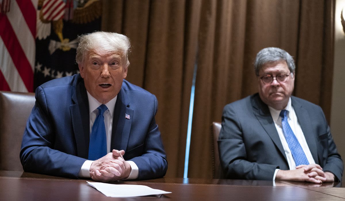 Trump taunts his Attorney General William Barr after receiving endorsement