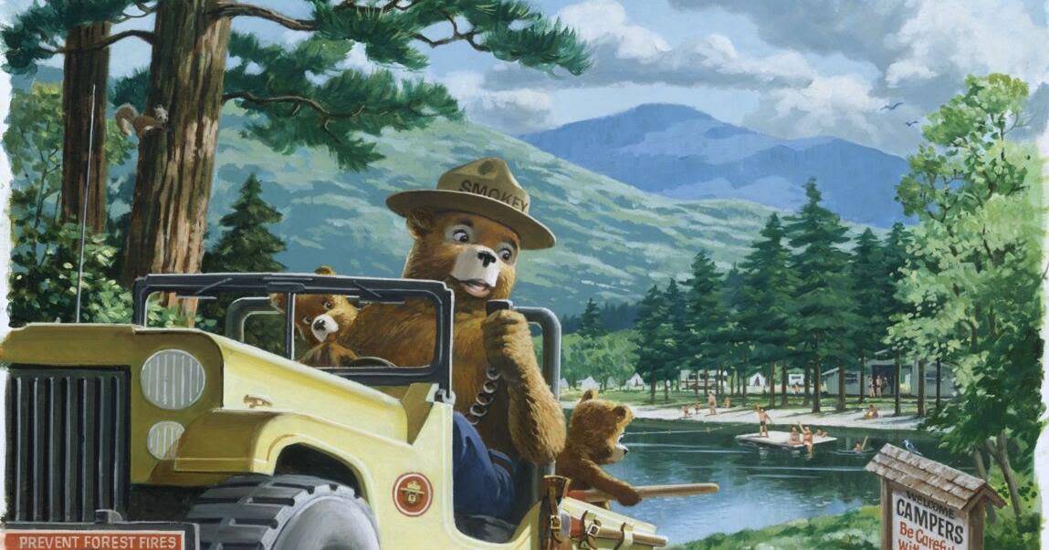 Historic Smokey the Bear portraits to be displayed at Pioneer Park in Rhinelander
