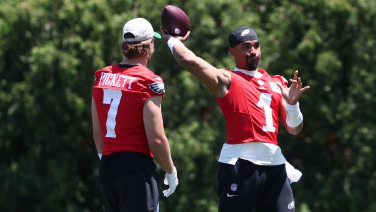 Eagles QB depth chart: Kenny Pickett takes over as top backup for Jalen Hurts in 2024 | Sporting News Australia