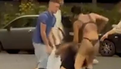 Gay couple whipped with belt and attacked by three men and a woman