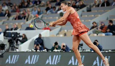 Horario y cómo ver la segunda presentación de Sabalenka en Roland Garros