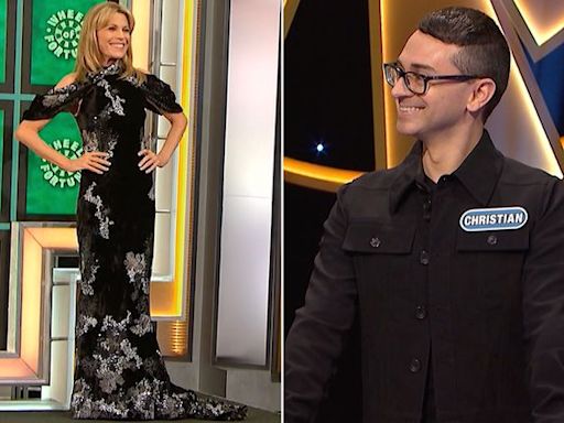 “Celebrity Wheel of Fortune” contestant Christian Siriano also designed Vanna White's dress