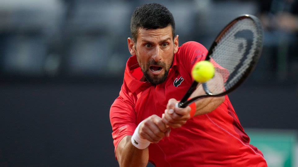 Novak Djokovic hit in head with water bottle after match in Italy