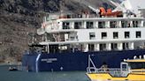 Cruise ship pulled free after running aground in Greenland