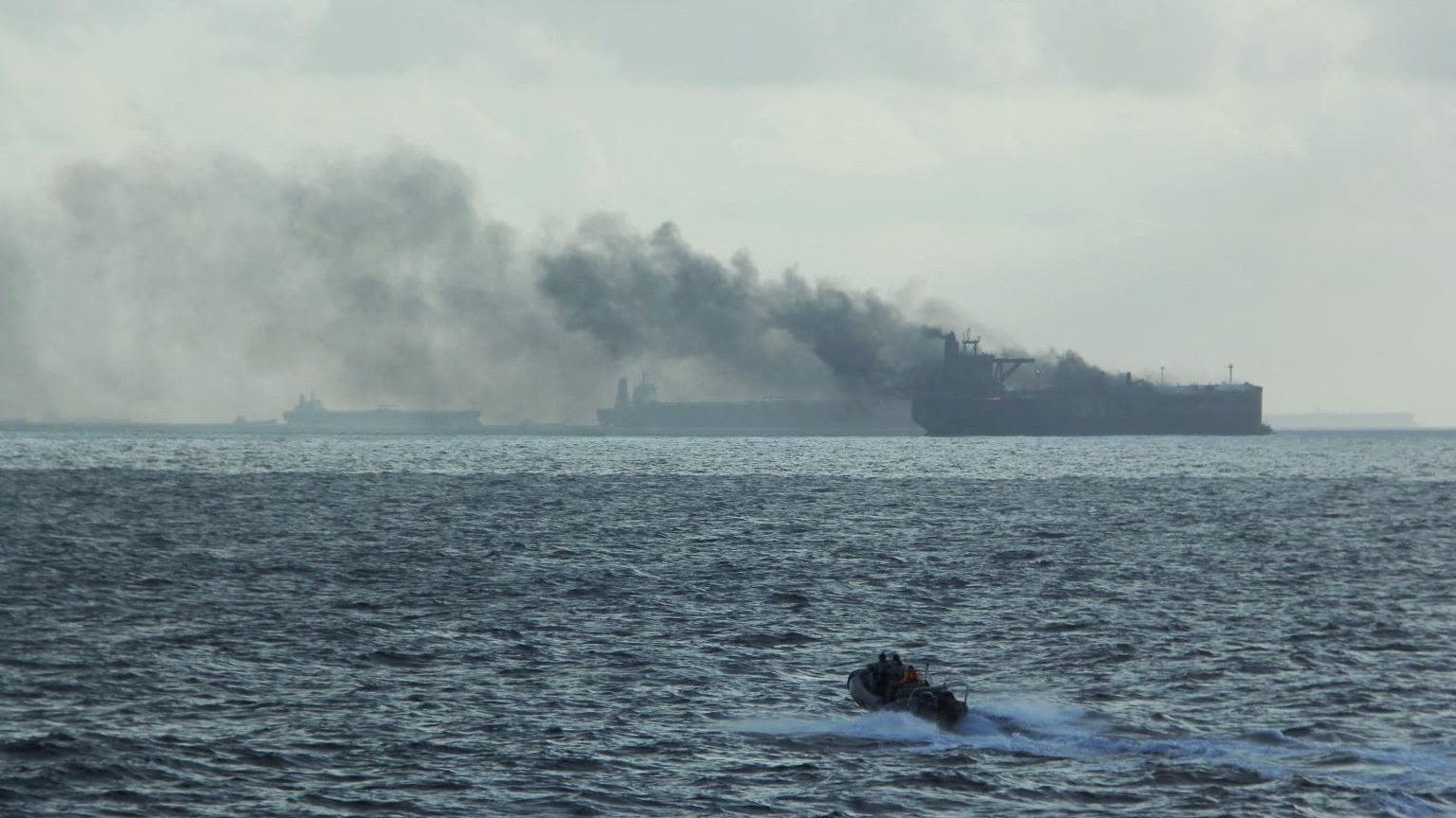 Malaysia tracks down missing oil tanker which fled after collision