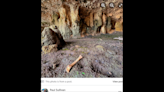 Stunning underwater cave unearthed by drought draws explorers, Texas photos show