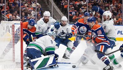 Oilers crank up the offence, drill Canucks 5-1 to force Game 7
