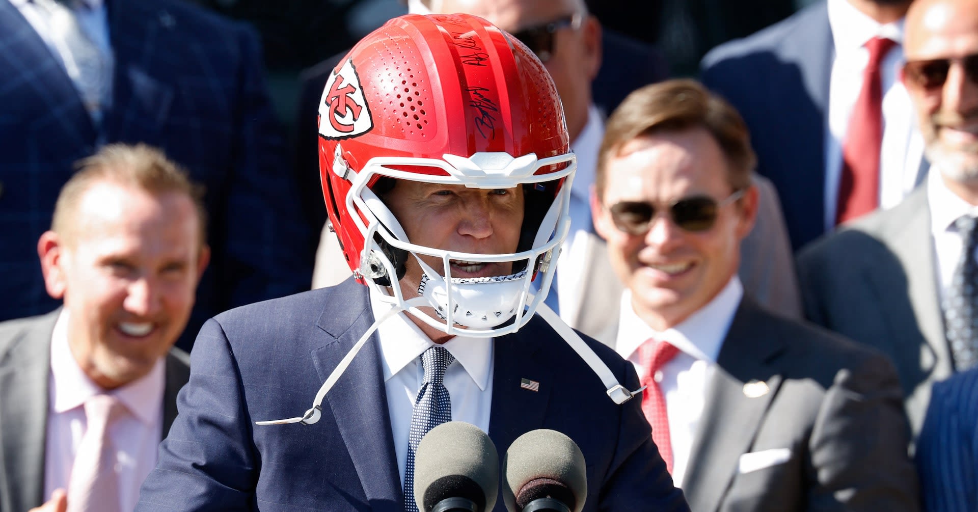 Biden celebrates two-time Super Bowl champion Kansas City Chiefs at White House