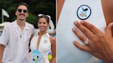 Tara Bernstein Wore a 'Sports-Inspired' Bridal Dress for Her Pickleball-Themed Engagement Party with Hunter Fieri