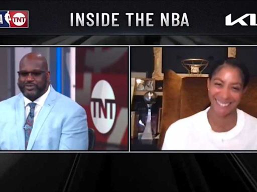 Shaq had a beautiful message for Candace Parker after announcing her retirement