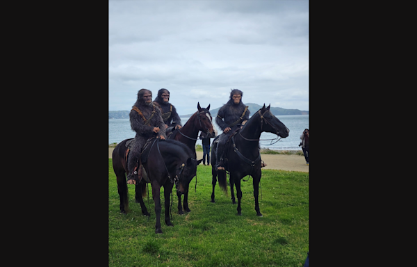 ‘Planet of the Apes’ characters spotted on horseback at Crissy Field: photos