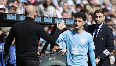 Hugo Álvarez, mejor jugador del Celta en marzo: «Trabajo para que sean muchos más minutos con el primer equipo»