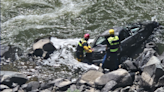 Rescuers search for survivors after car crashed into Feather River