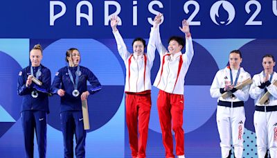 Diving: Chang Yani and Chen Yiwen storm to women’s synchronised 3m springboard gold at Paris 2024