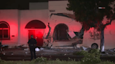 South LA church damaged after car crashes into building