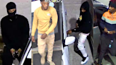 Police search for four men wanted in armed robbery