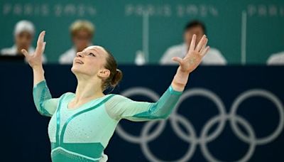 Jordan Chiles got bumped onto the gymnastics podium — and how it happened left a Romanian gymnast in tears - The Boston Globe