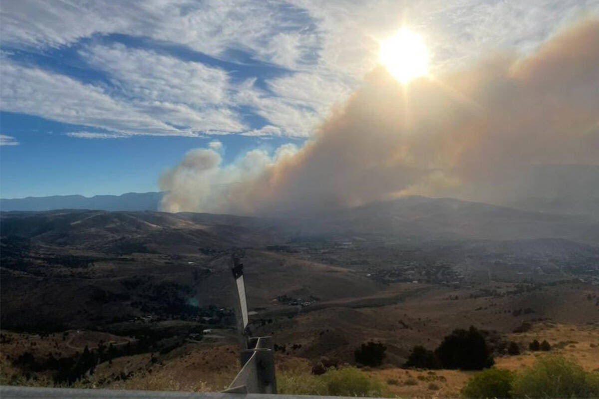 Wildfire evacuation order issued for south Reno