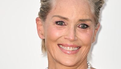 Sharon Stone just pulled off the floral print suit that many wouldn't dare wear