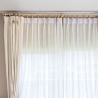 Lightweight and airy, perfect for spring and summer Allows natural light to filter through while still maintaining privacy Adds a touch of elegance to any room Can be used alone or layered with other window treatments Available in a variety of colors and textures