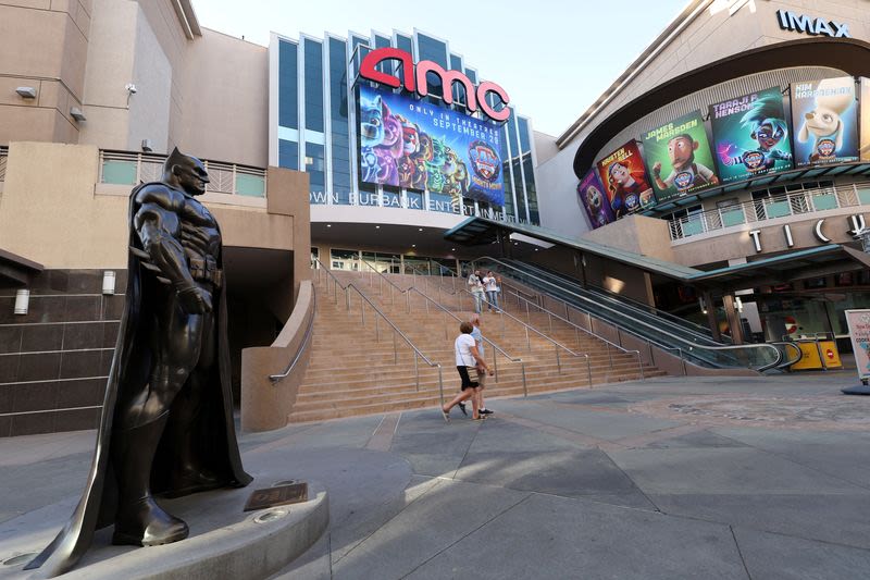 Theater chain AMC posts quarterly revenue above estimates