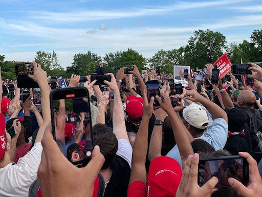 Black, Latino Trump supporters at Bronx rally shut down reporter asking about his 'racist' rhetoric