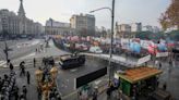 Argentine riot police disperse protesters with water cannons and tear gas ahead of key Senate vote