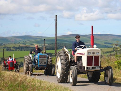 Vintage tractor run marks the end of an era