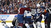 Avalanche vs. Jets Buzzer Brawl: Fights, Blood & 1 Gashed Hand