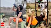 When Ram Charan proved 'workout has no vacation' during his vacay in Africa-WATCH | Telugu Movie News - Times of India