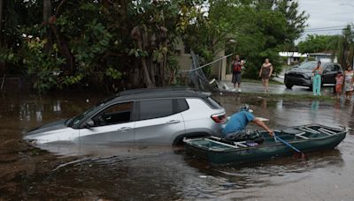 Map shows Florida community drenched in over 2 feet of rain