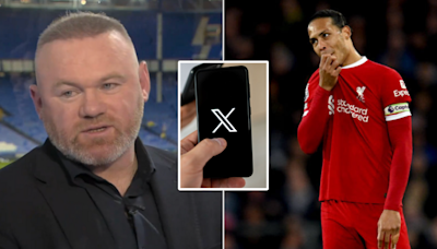 Wayne Rooney tweet resurfaces after Virgil van Dijk criticism as Liverpool fans say 'there's always a post'