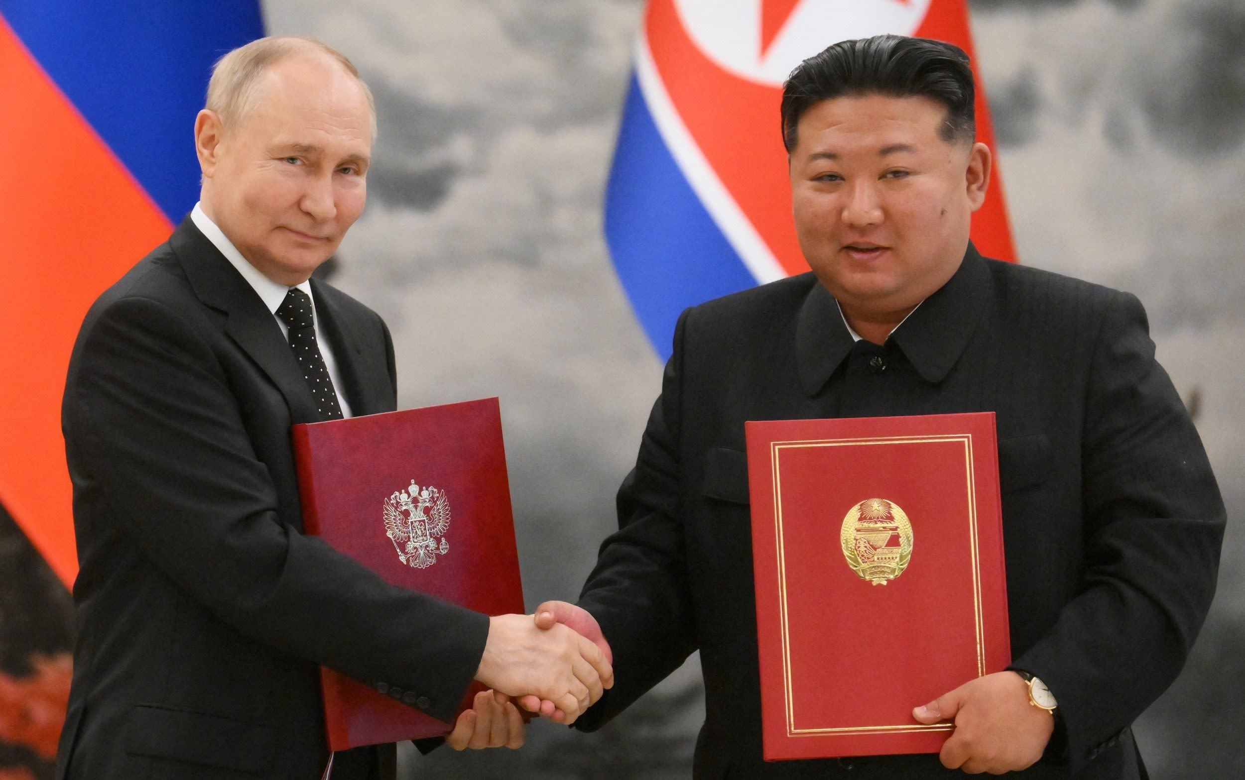 Putin takes Kim for a ride after signing anti-West military pact