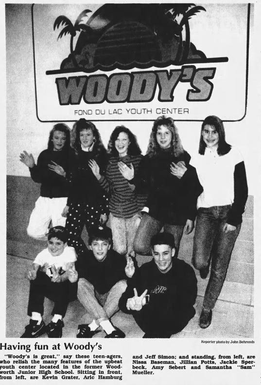 Remember when Fond du Lac had a dedicated youth center through the 1990s? Here's the story of Woody's.