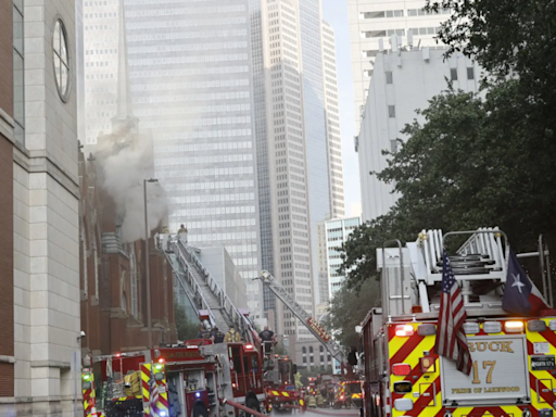Historic first Baptist Dallas church sanctuary severely damaged by fire - Times of India