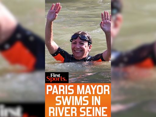 Paris Mayor Anne Hidalgo Swims in River Seine Ahead of Olympics |