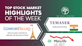 Top Stock Market Highlights of the Week: Temasek Holdings, ComfortDelGro and Manulife US REIT