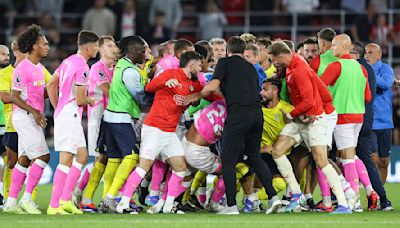 Huge brawl erupts in Southampton's 'friendly' with Lazio