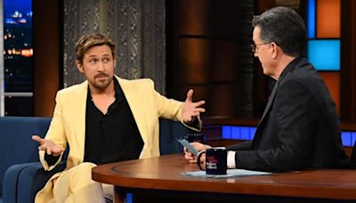 Ryan Gosling Makes Appearance On Thursday’s “Late Show With Stephen Colbert”