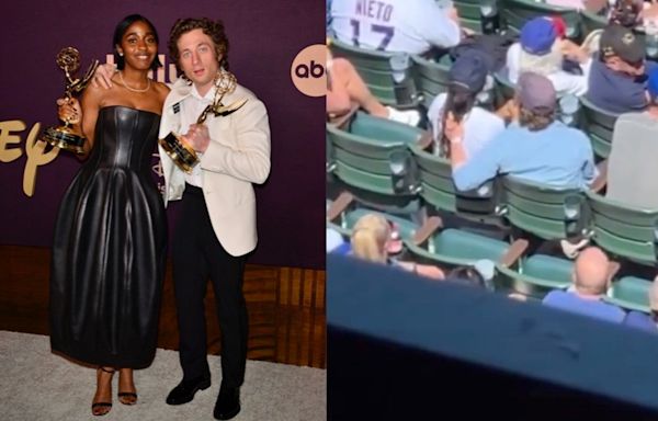 Are Ayo Edebiri and Jeremy Allen White dating? New footage from baseball game sparks romance speculation