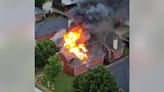 Frisco home catches fire after lightning strike, officials say