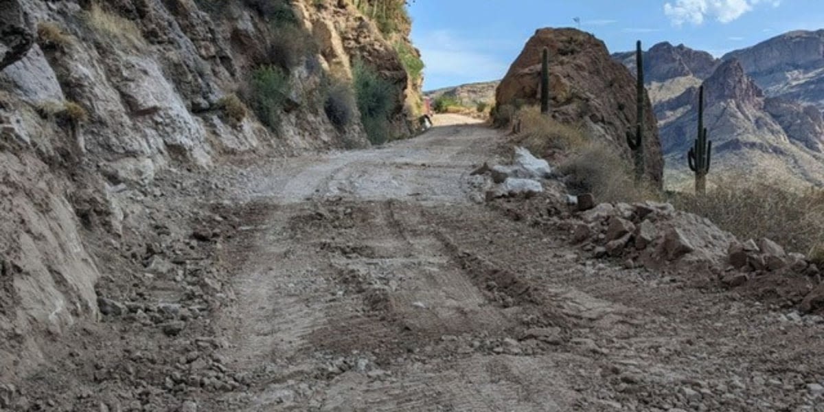 An inside look at Apache Trail restoration project after devastating 2019 storm