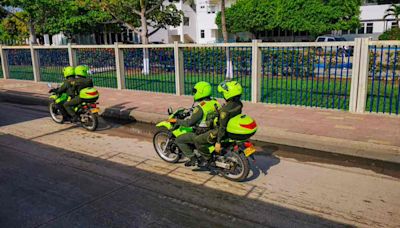 Así es la marca de moto de los policías en Colombia para poner la ley sobre ruedas