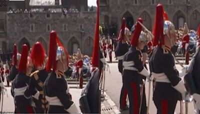 Watch: Guard escorted from Order of the Garter ceremony after sudden fall at Windsor Castle