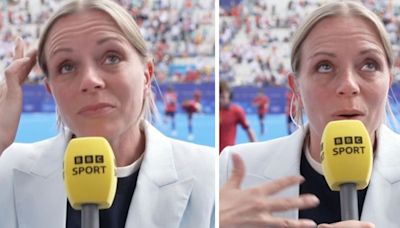BBC Olympics pundit chokes back tears after Team GB lose to India in hockey