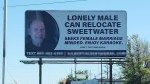 I pay $400 a week to advertise myself on a billboard to find a girlfriend